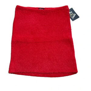 Red Fussy MEDIUM Tube Top BNWT